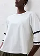 T-shirt met zijde, bonprix