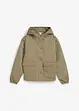 Twill jas met opgezette zakken en capuchon, bonprix