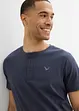 Henley shirt van biologisch katoen (set van 3), bonprix