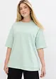 Oversized sweater met splitten opzij, bonprix