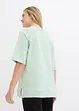 Oversized sweater met splitten opzij, bonprix