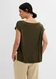 Oversized shirt van vloeiende viscose, bonprix