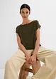 Oversized shirt van vloeiende viscose, bonprix