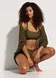 Bralette bikinitop met gekruiste bandjes, bonprix