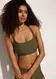 Bralette bikinitop met gekruiste bandjes, bonprix