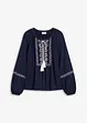 Oversized blouse met borduursel, bonprix