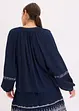 Oversized blouse met borduursel, bonprix