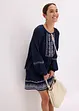 Oversized blouse met borduursel, bonprix