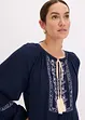 Oversized blouse met borduursel, bonprix