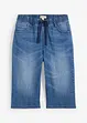 Jongens lang instap jeans bermuda, slim fit, bonprix