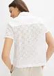 Blouse met broderie anglaise, bonprix