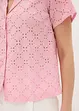 Blouse met broderie anglaise, bonprix