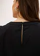 Blouse met korte mouwen en kant, bonprix