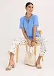 Shirt tuniek met kanten lint, bonprix