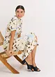 Overhemdjurk van viscose met een ceintuur (2-dlg. set), bonprix