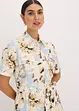 Overhemdjurk van viscose met een ceintuur (2-dlg. set), bonprix
