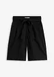 Twill short met ceintuur, bonprix