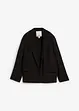 Blazer van een gestructureerde crinkle-viscosemix, bonprix