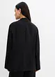 Blazer van een gestructureerde crinkle-viscosemix, bonprix