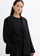 Blazer van een gestructureerde crinkle-viscosemix, bonprix