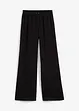 Broek van gestructureerde viscosemix, bonprix
