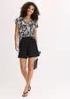 Jersey short van lichte crèpe, bonprix