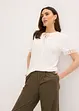 Shirt tuniek met kanten lint, bonprix