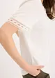 Shirt tuniek met kanten lint, bonprix