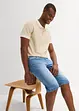 Lange lichte sweatjeans bermuda, regular fit, bonprix