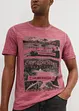 T-shirt van biologisch katoen in washed out look, bonprix