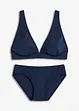 Bikini van glanzend materiaal (2-dlg. set), bonprix