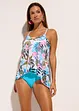 Tankini (2-dlg. set) met bedrukte netstof, bonprix