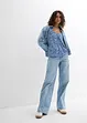 Gebloemde top van soepele viscose, bonprix