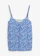 Gebloemde top van soepele viscose, bonprix