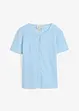 T-shirt met structuur en knopen, bonprix