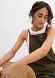 Korte jumpsuit van een luchtige linnenmix, bonprix