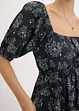Midi jurk met pofmouwen, bonprix