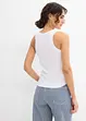 Tanktop met siernaden, bonprix