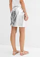 Minirok in metallic look, bonprix