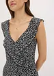 Jersey jurk met volants, bonprix