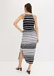 Jersey jurk met veters, bonprix