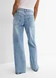 Loose straight jeans mid waist, low stretch, bonprix