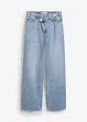 Wide leg jeans, mid waist, low stretch, bonprix
