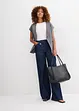 Wide leg jeans, mid waist, low stretch, bonprix