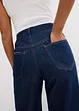 Wide leg jeans, mid waist, low stretch, bonprix