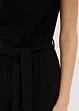 Jersey jumpsuit met schoudervullingen, bonprix