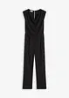 Jersey jumpsuit met schoudervullingen, bonprix