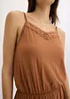 Jersey jurk met kant, bonprix