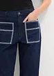 High waist straight jeans cropped, bonprix