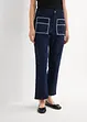 High waist straight jeans cropped, bonprix